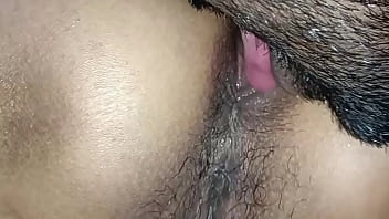 pinky licking ass