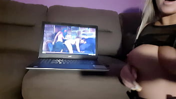 russian brother and sister watching porn and gets horny