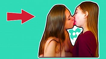 lesbian drool kiss