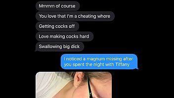 husband makes cheating wife watch