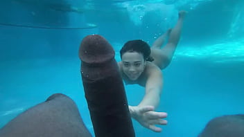 jerking off underwater