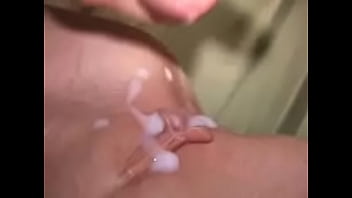 creampie cum eating