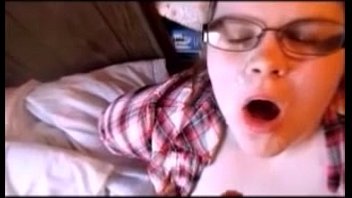 girl taking out her bra