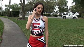 asian teen cheerleader