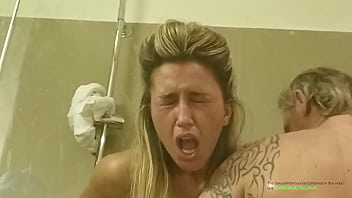 sister naked in bathroom