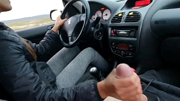 fingering while driving