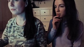 two girls kissing for the first time