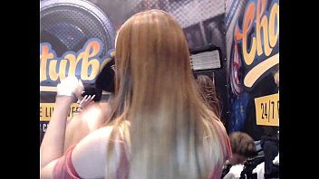 girl playing with huge boobs