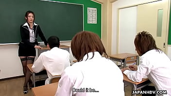 japanese teacher fucked in class