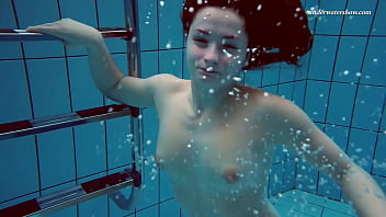 jerking off at the pool