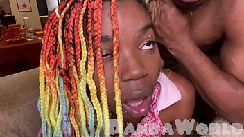 Ebony anal