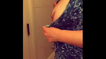 Washroom blowjob