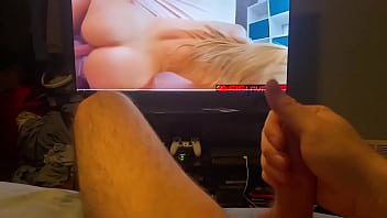 caught husband jerking off