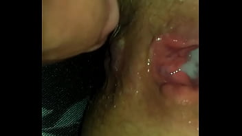 she cums on his big cock