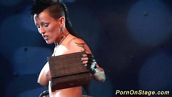 open stage nude dance